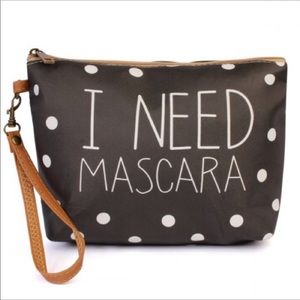 I need mascara polka dot cosmetics bag